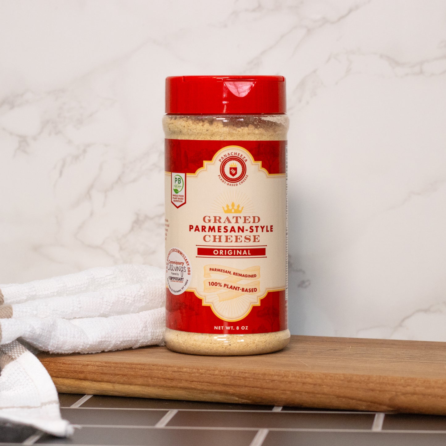 Pancheeza - Grated Plant Based Parmesan-Style Cheese