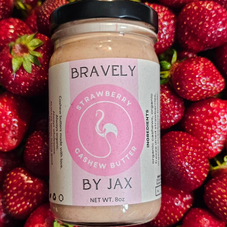 Bravely by Jax Strawberry Cashew Butter