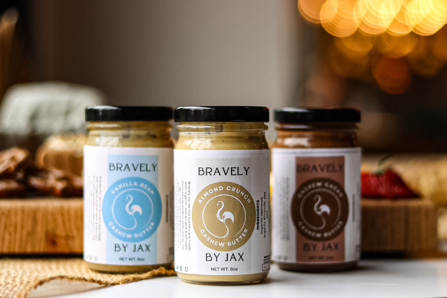 Bravely by Jax - Organic Cashew Butter - Almond Crunch