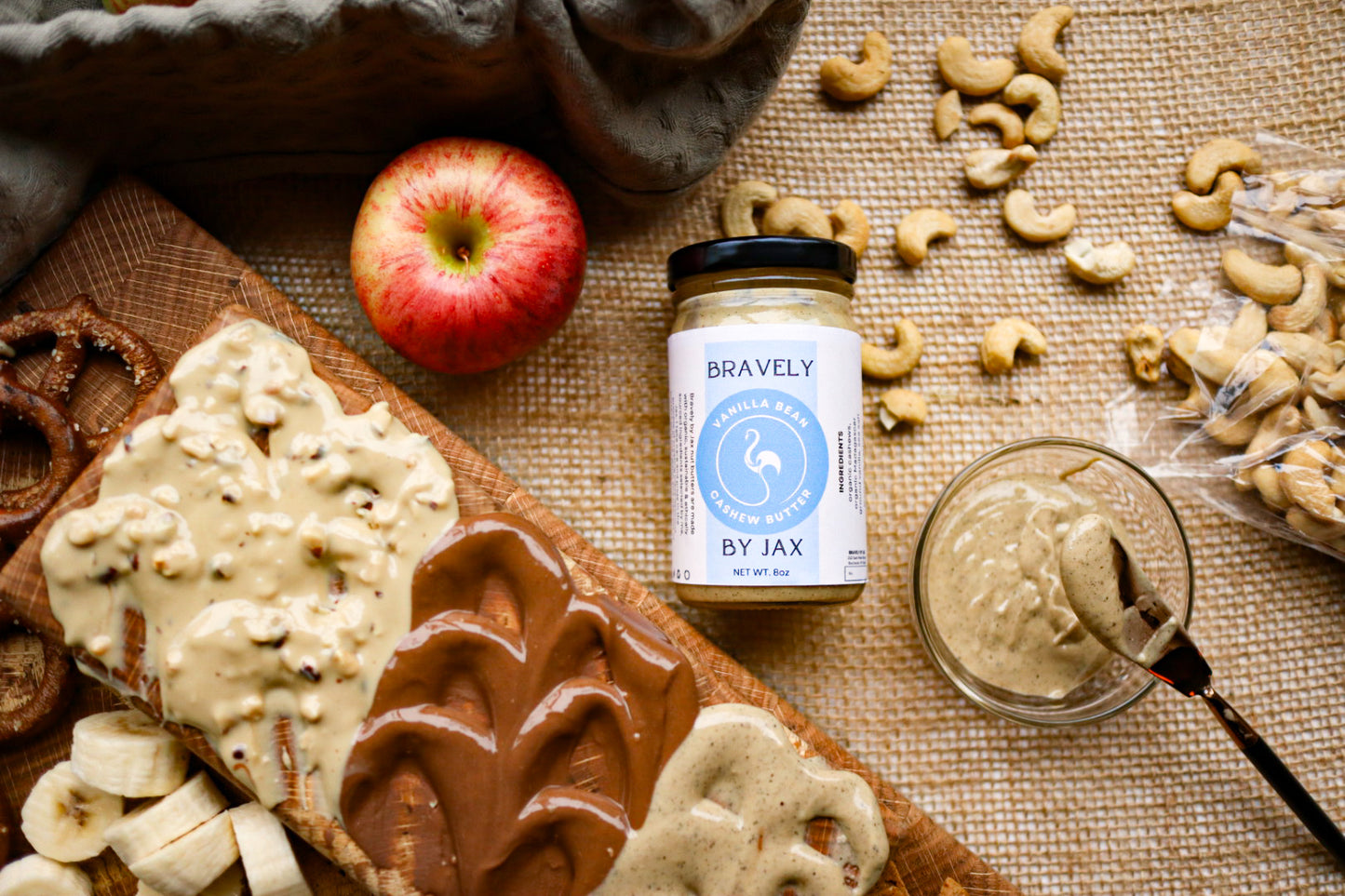 Bravely by Jax - Organic Cashew Butter - Vanilla Bean