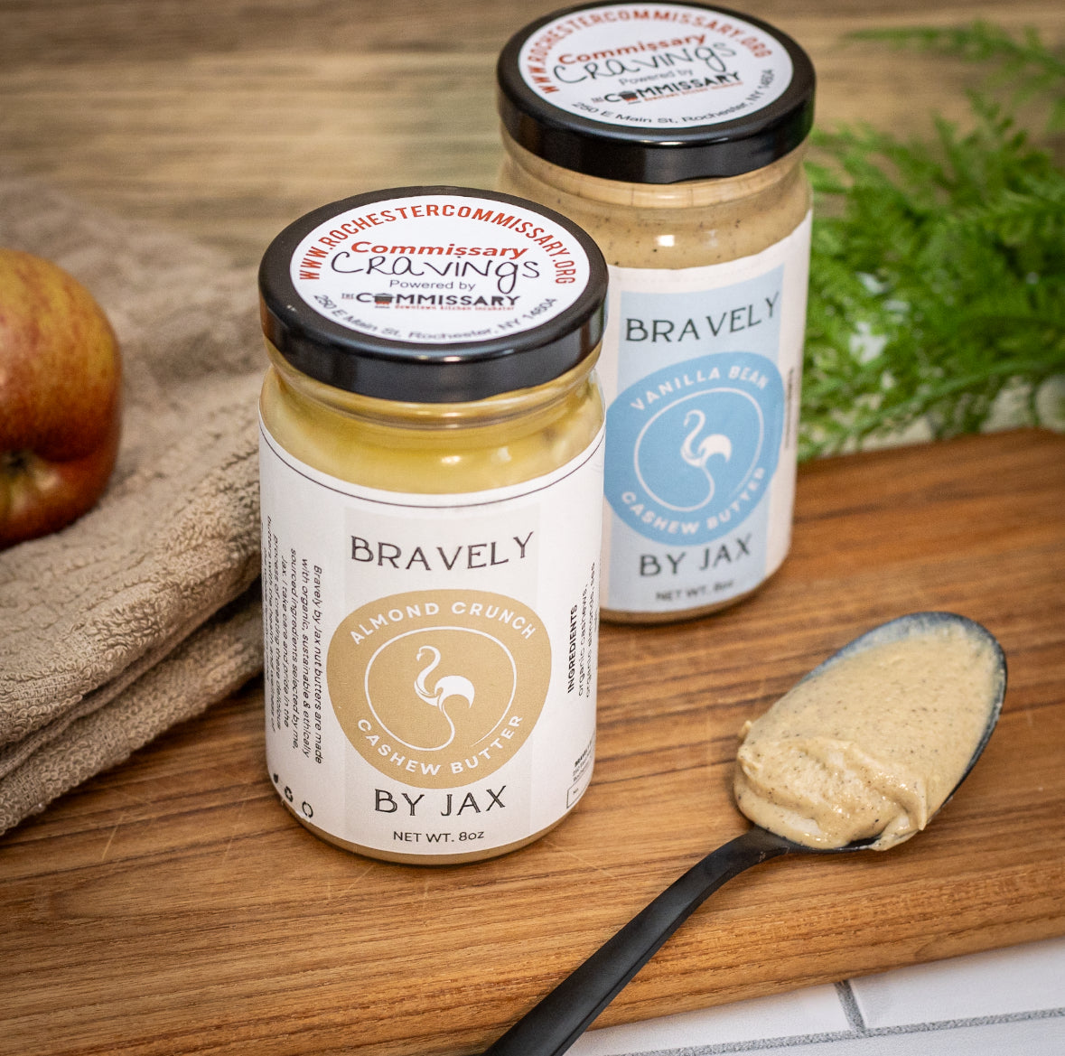 Bravely by Jax - Organic Cashew Butter - Almond Crunch