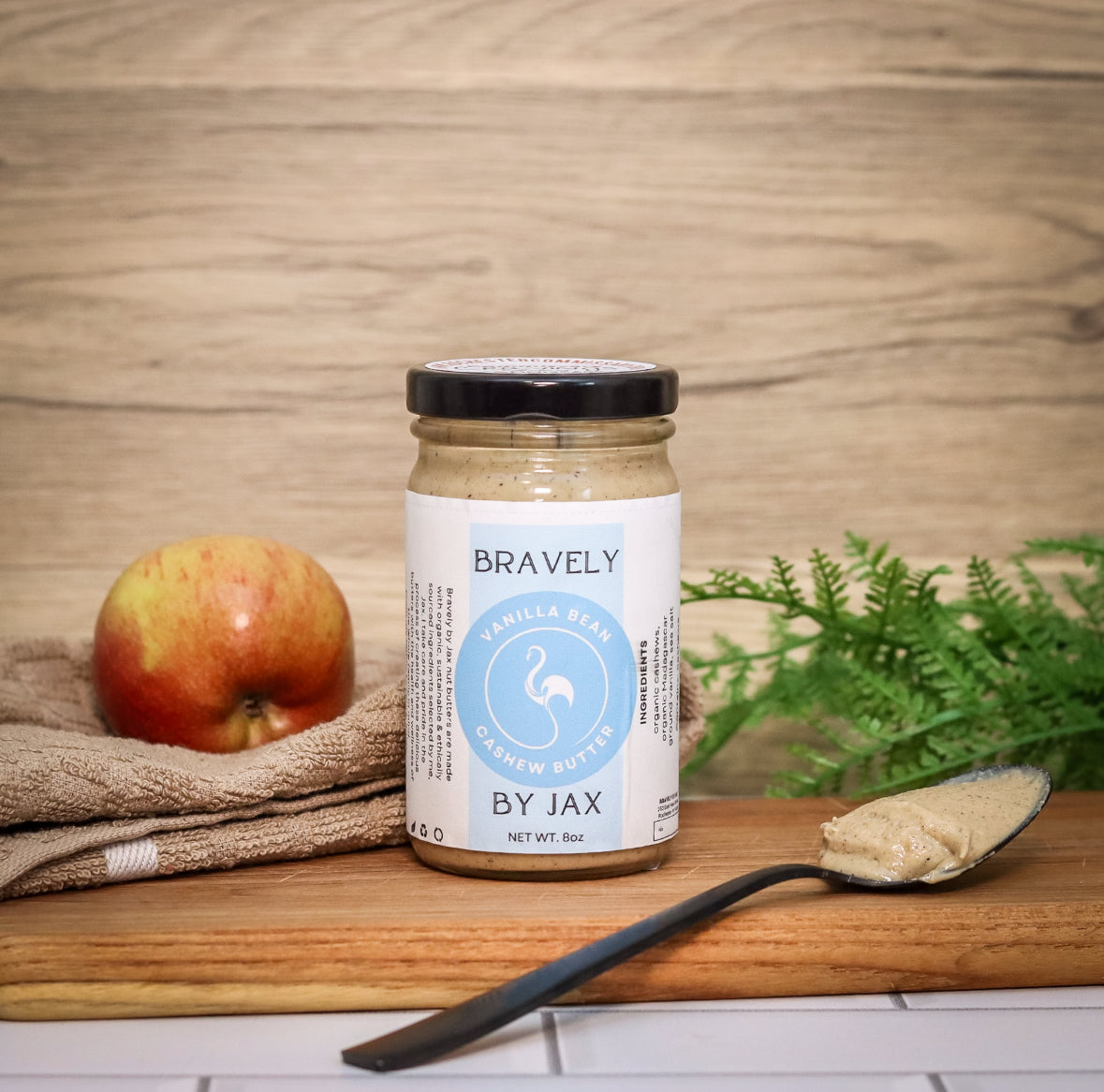 Bravely by Jax - Organic Cashew Butter - Vanilla Bean